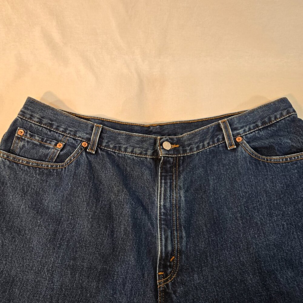 USA Vintage LEVI'S 550 Relaxed Fit Tapered Leg Hi-Rise Women's Plus Size 24 W M. - Picture 7 of 16